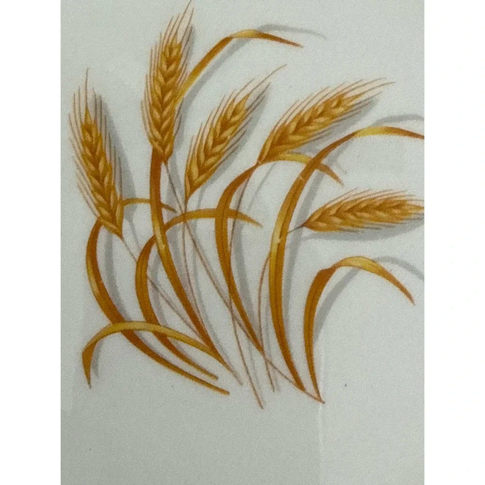 Golden Wheat Vintage 22K Gold Trim‎ 6.25 inch Bread Side Plate Made in USA